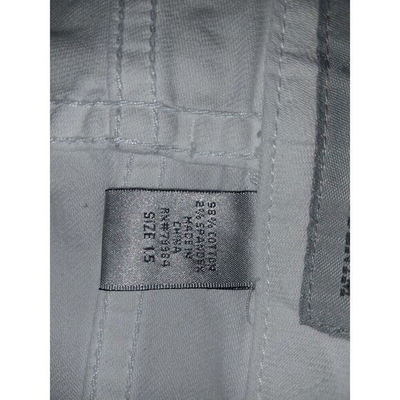 Chicos Platinum Denim Jeans White The Ultimate Fit Zip Ankle Size 1.5 - Picture 6 of 8